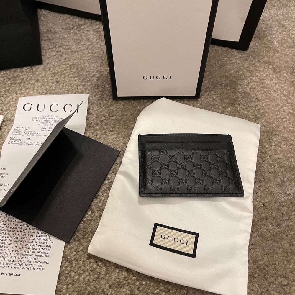 Gucci card holder